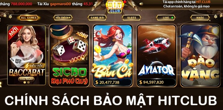 Mục tiêu Hitclub thiết lập chính sách bảo mật